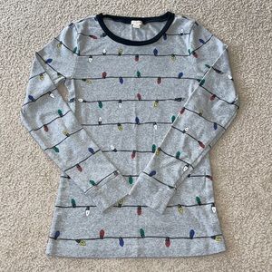 J.Crew Factory Christmas Lights Long Sleeve